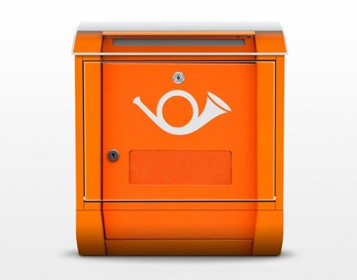 Letterboxes orange In Europe