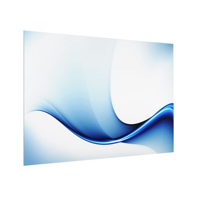 Glass splashback abstract Blue Conversion