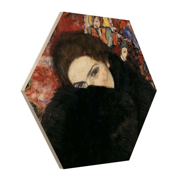 Klimt artist Gustav Klimt - Lady With A Muff