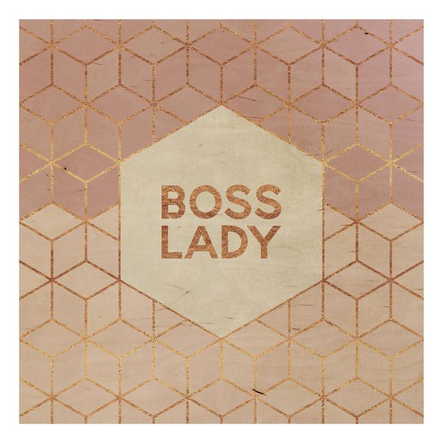 Elisabeth Fredriksson Boss Lady Hexagons Pink