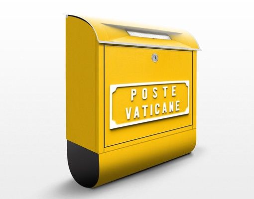 Yellow letter box In The Vatican