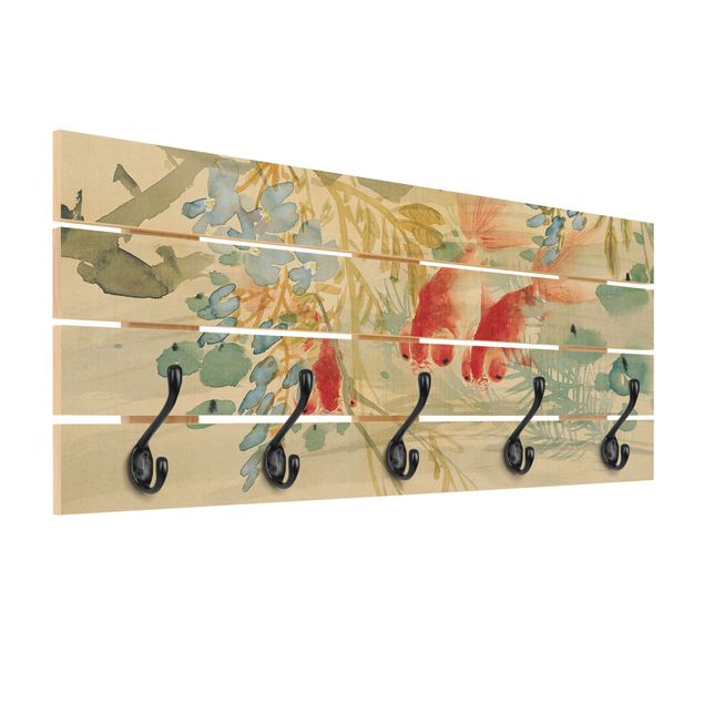 Wall mounted coat rack multicoloured Ni Tian - Goldfish