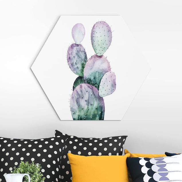 Kitchen Cactus In Purple II