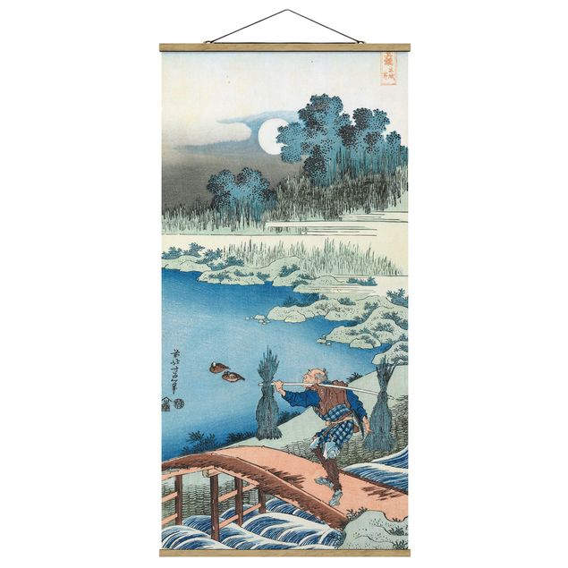 Art posters Katsushika Hokusai - Rice Carriers (Tokusagari)