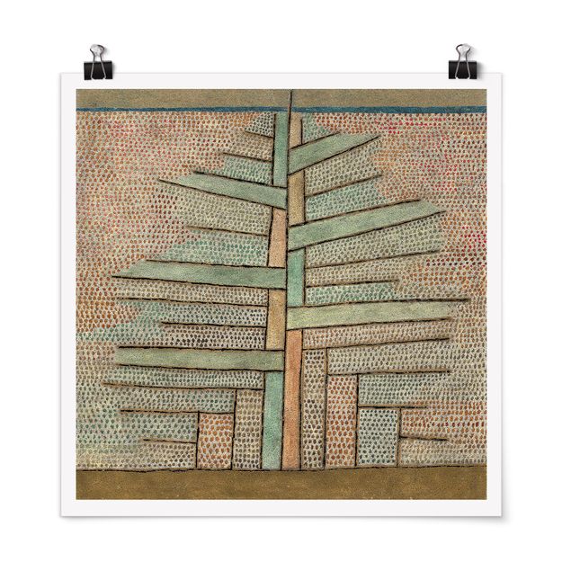 Landscape canvas prints Paul Klee - Pine