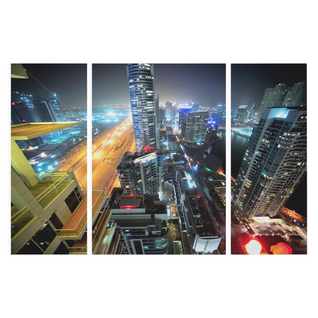 Canvas prints architecture Dubai Lights