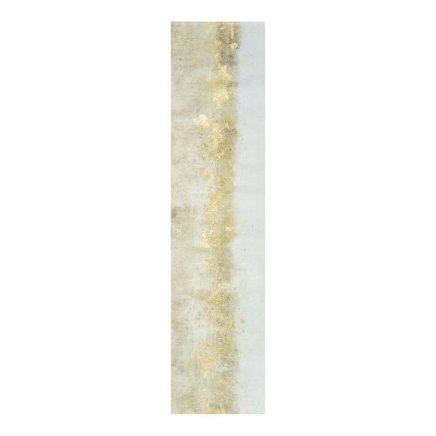 Patterned curtain panels Golden Colour Fields I