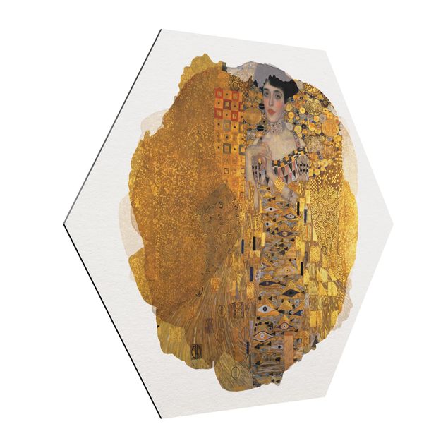 Canvas art WaterColours - Gustav Klimt - Portrait Of Adele Bloch-Bauer I