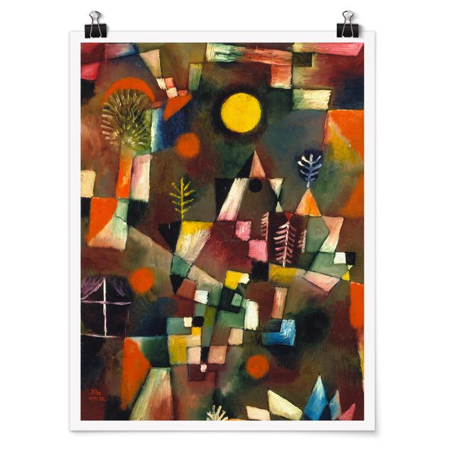 Art posters Paul Klee - The Full Moon