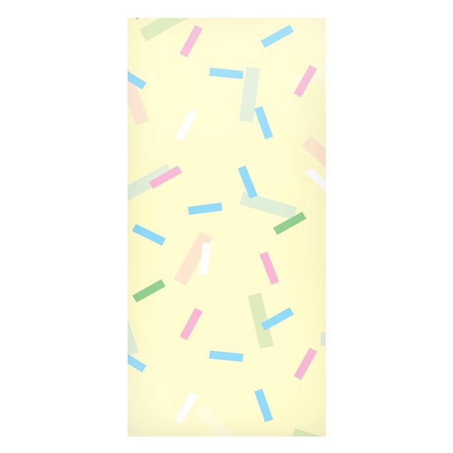Contemporary art prints Colourful Confetti Of Pastel Stripes