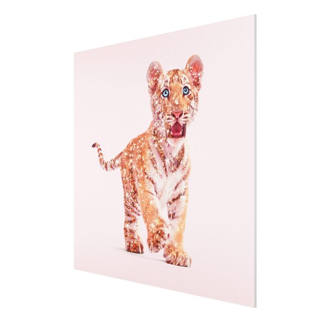 Canvas art Tiger With Glitter