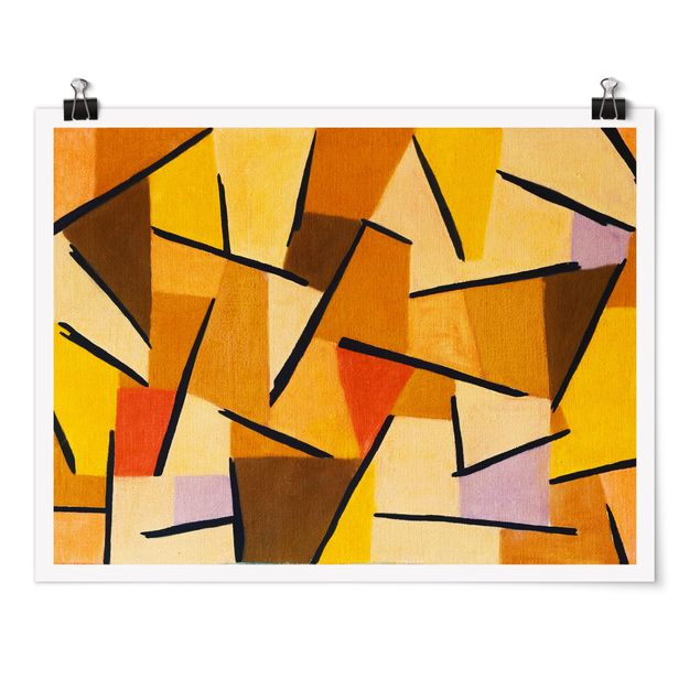 Art posters Paul Klee - Harmonized Fight