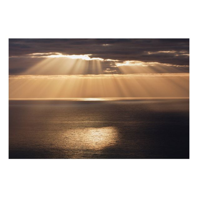 Prints landscape Sun Beams Over The Ocean
