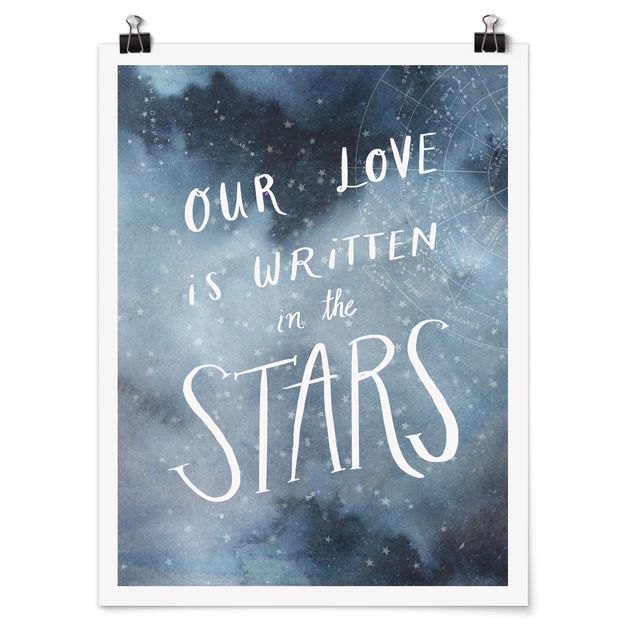 Inspirational quotes posters Heavenly Love - Star