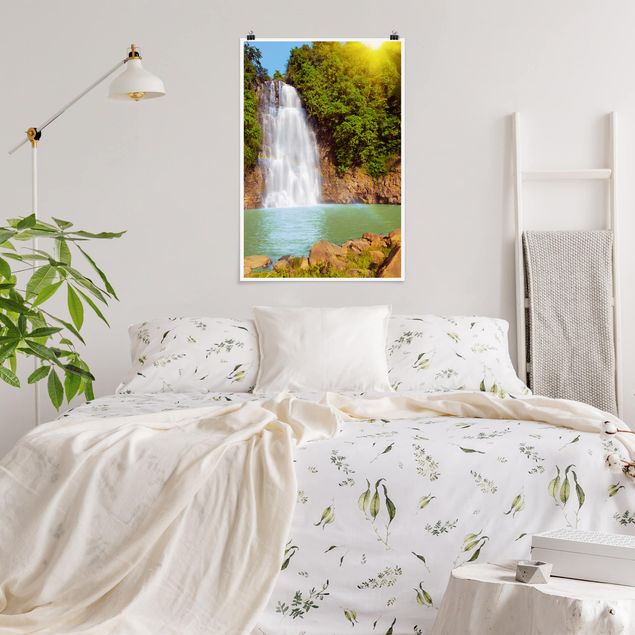 Prints trees Waterfall Romance