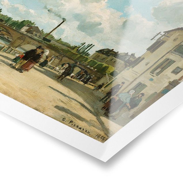Romantic style art Camille Pissarro - View Of Pontoise