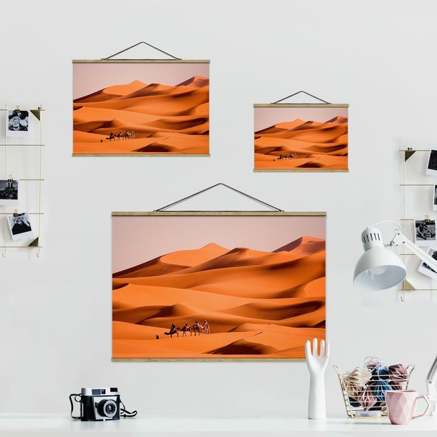 Orange art print Namib Desert