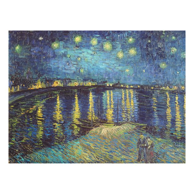 Abstract impressionism Vincent Van Gogh - Starry Night Over The Rhone