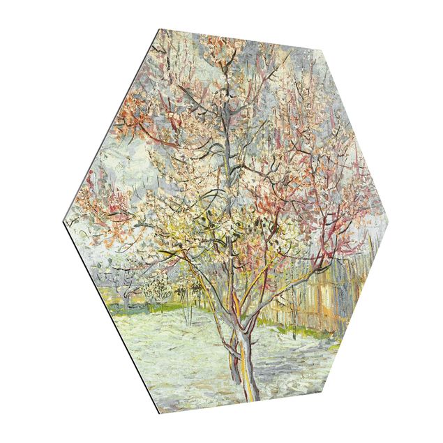 Post impressionism art Vincent van Gogh - Flowering Peach Trees