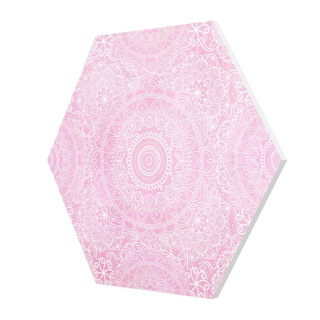 Prints pink Pattern Mandala Pink