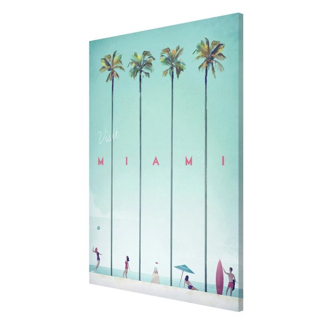 Beach prints Travel Poster - Miami
