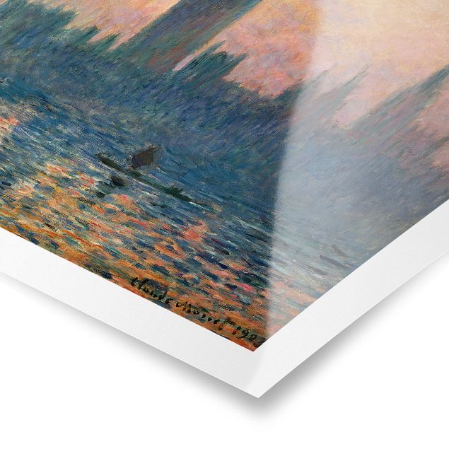 Art posters Claude Monet - London Sunset