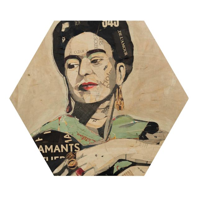 Canvas Art Frida Kahlo - Collage No.4