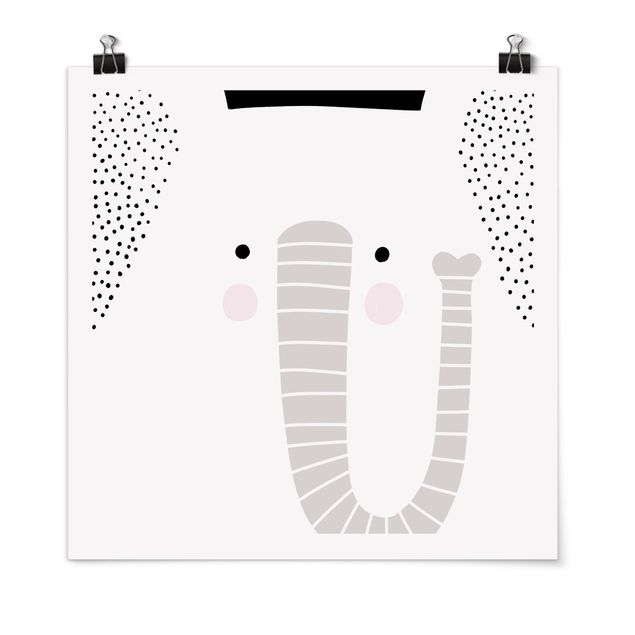 Prints animals Zoo With Patterns - Elephant