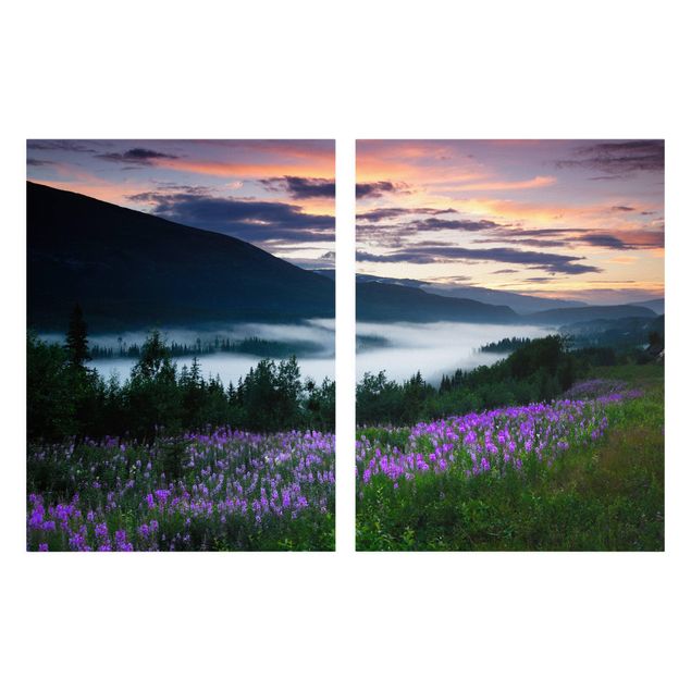 Nature art prints Heavenly Valley In Norway