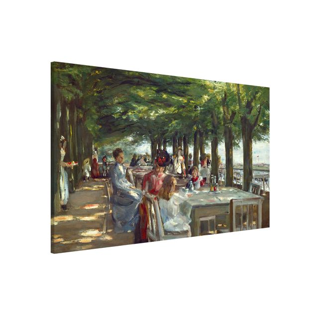 Impressionist art Max Liebermann - The Restaurant Terrace Jacob