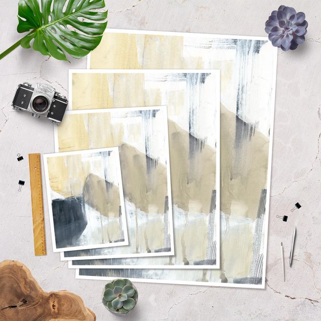 Poster print Triad With Tiger Eye I