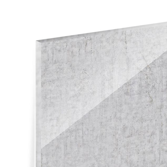 Glass Splashback - Concrete Ciré - Panoramic