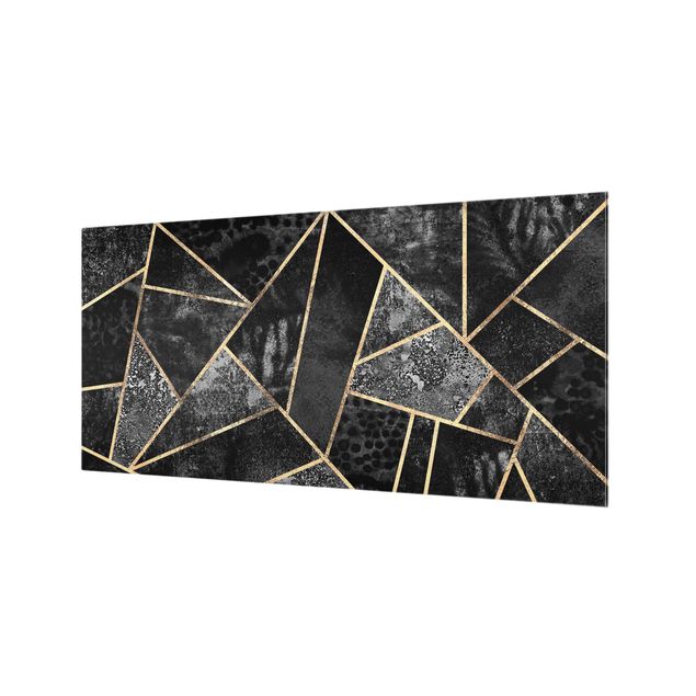 Elisabeth Fredriksson poster Gray Triangles Gold