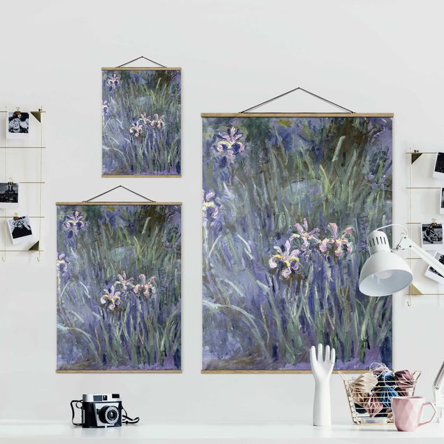 Floral prints Claude Monet - Iris