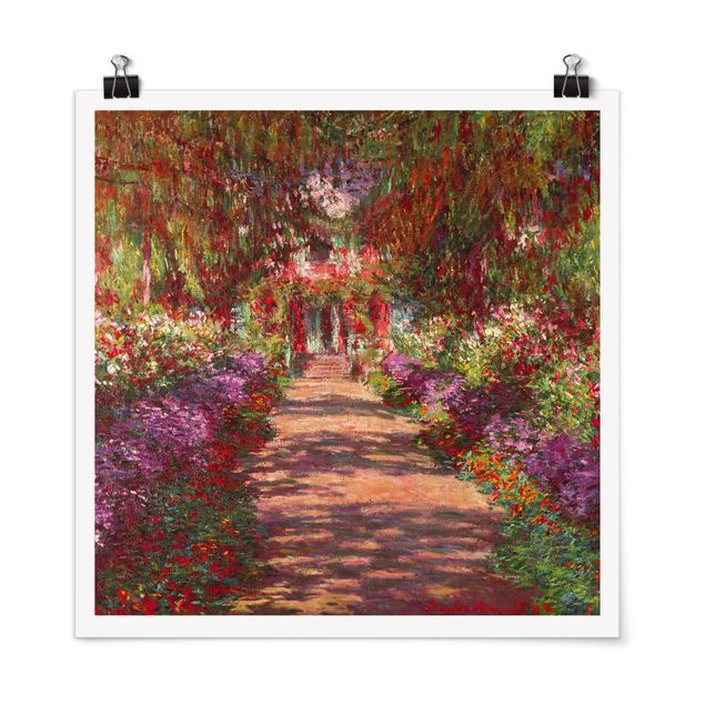 Art styles Claude Monet - Pathway In Monet's Garden At Giverny