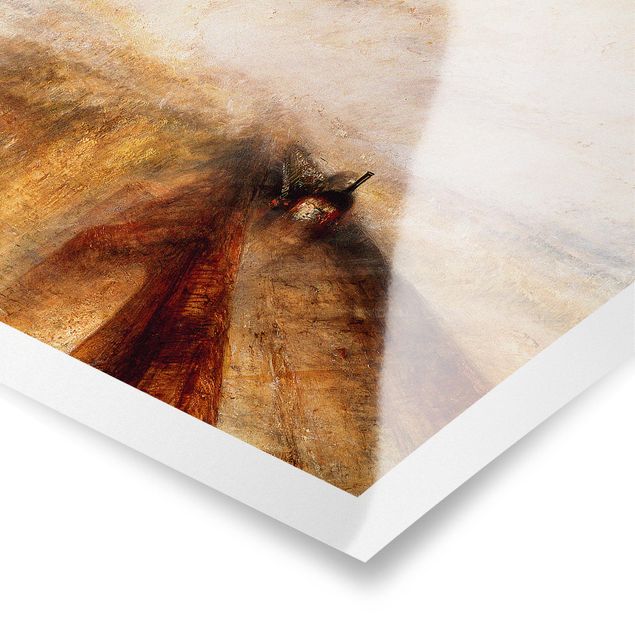 Abstract canvas wall art William Turner - The Great Western Railway