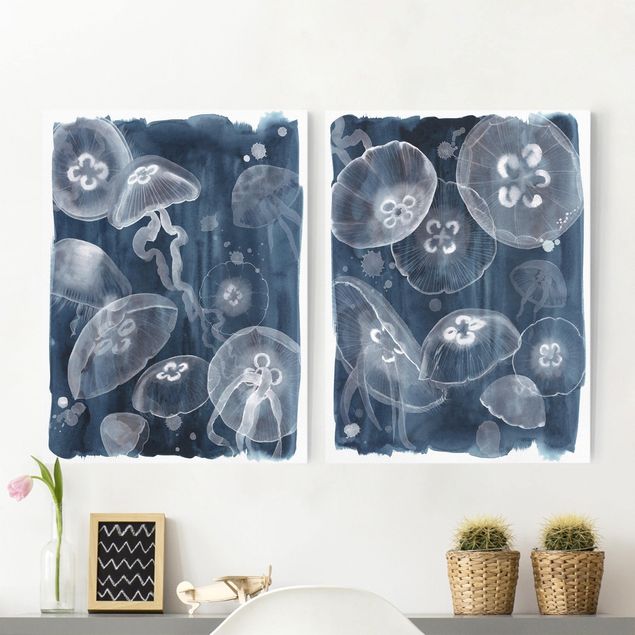 Kitchen Moon Jellyfish Set I