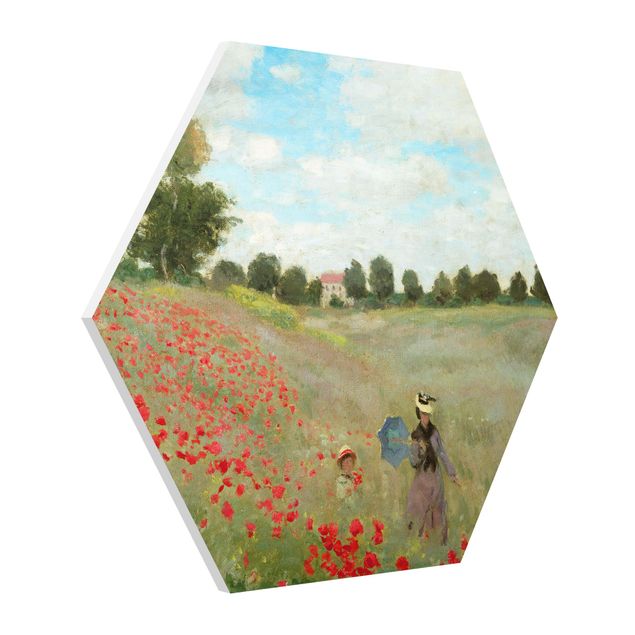 Landscape wall art Claude Monet - Poppy Field Near Argenteuil