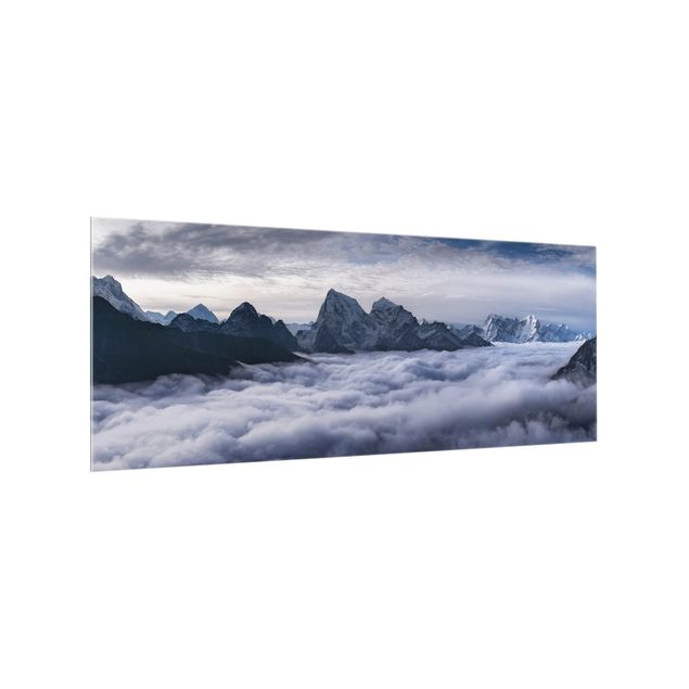 Glass splashbacks Sea Of ​​Clouds In The Himalayas