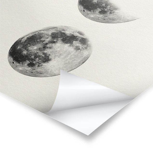 Poster print Three Moons