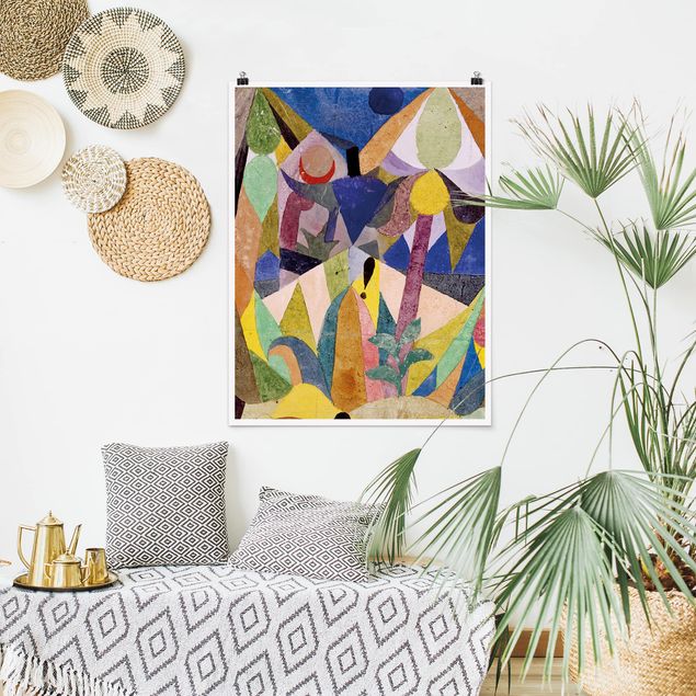 Landscape canvas prints Paul Klee - Mild tropical Landscape