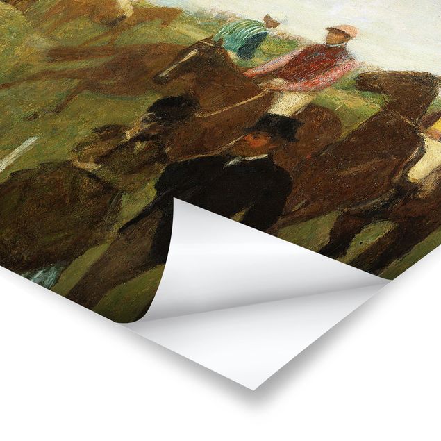 Contemporary art prints Edgar Degas - Jockeys On Race Track