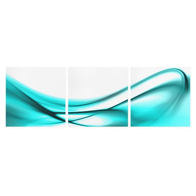 Canvas wall art Turquoise Design