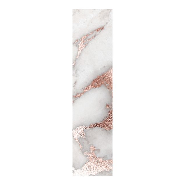Patterned curtain panels Marble Look With Glitter