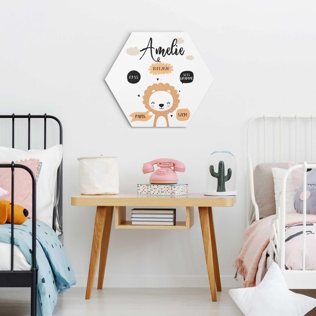 Animal wall art Love Lion Own Words
