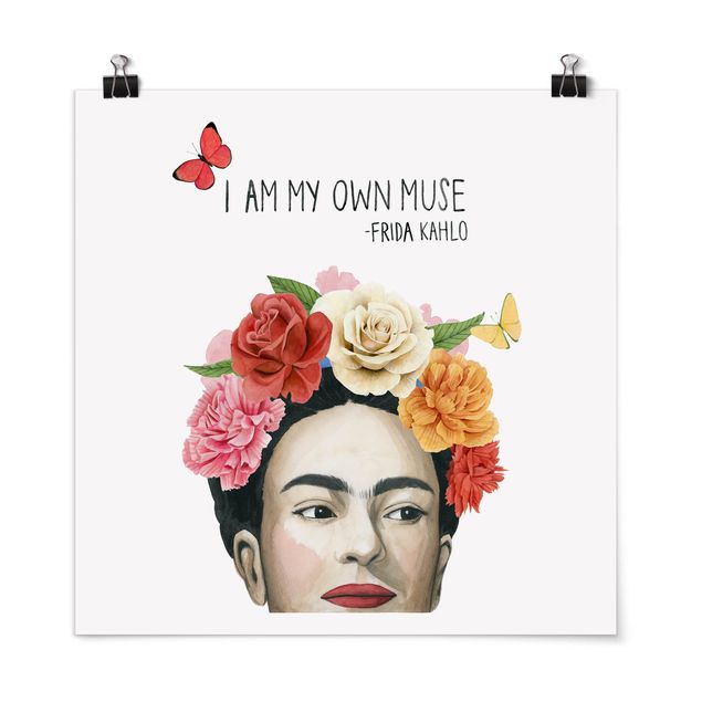Flower print Frida's Thoughts - Muse