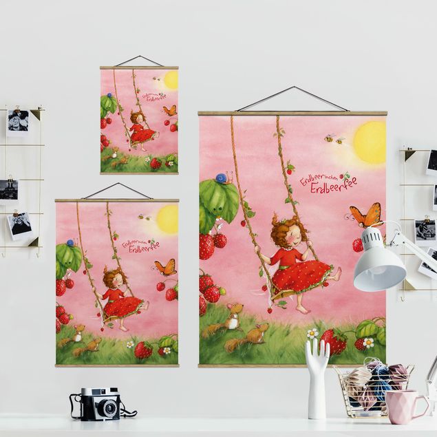 Prints Little Strawberry Strawberry Fairy - Tree Swing
