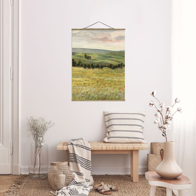 Landscape canvas prints Meadow Morning II