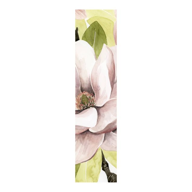 Sliding panel curtains flower Magnolia Blush I