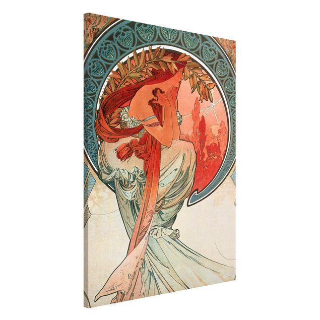 Art nouveau prints Alfons Mucha - Four Arts - Poetry
